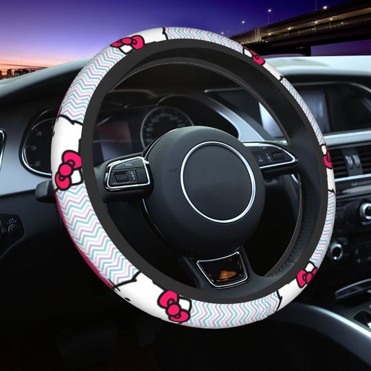 Hello Kitty Car Steering Wheel Cover