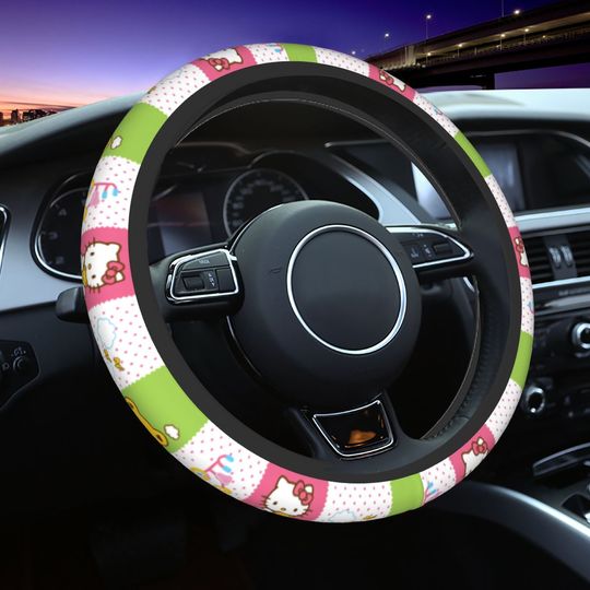 Hello Kitty Car Steering Wheel Cover