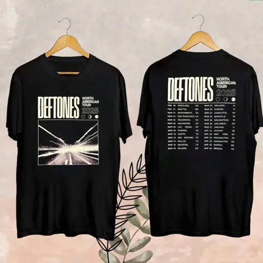 HOT NEW - Deftone 2025 North American Tour Unisex T-Shirt, new