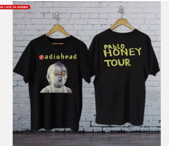 1993 Radiohead Music Tour T SHIRT, tour hot 2025, shirt double side
