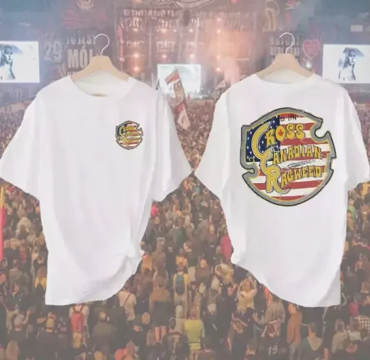 Cross Canadian Ragweed Music Tour 2025 White T-Shirt Gift All Size S-5XL