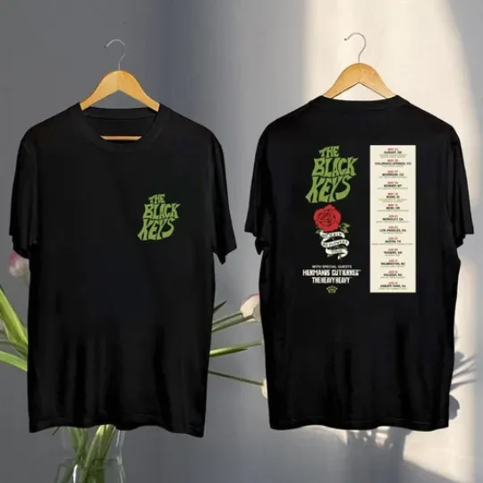 The Black Keys No Rain No Flowers Tour 2025 Shirt, The Black Keys 2025 Concert,