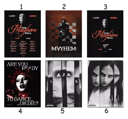 Ld ga The Mayhem Ball Tour 2025 Poster, Decor Home