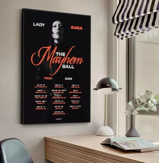 Ld ga Official Poster The Mayhem Ball Tour 2025 Poster