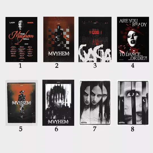 Custom Ld ga The Mayhem Ball Tour 2025 Poster, Home Decor, Wall Decor