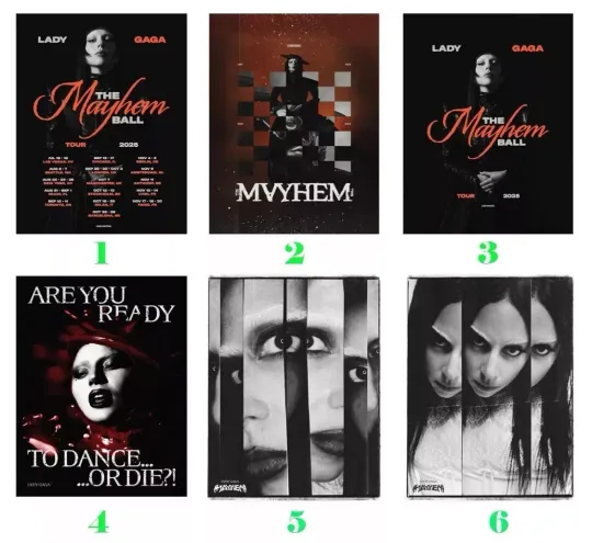 Ld ga The Mayhem Ball Tour 2025 Poster, Gift