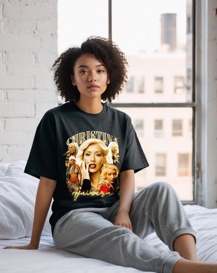 Retro Christina Aguilera Shirt, Christina Aguilera Bootleg Rap Shirt, Y2K Pop Star Shirt, Christina Aguilera Merch