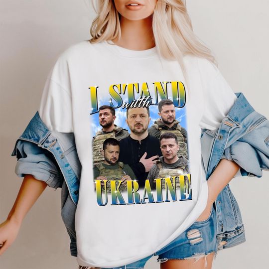 Freedom Ukraine T-Shirt, I Stand With Ukraine Tee, Zelensky T-Shirt, Save Ukraine Tee, Support Ukraine Tee, Free Ukraine Tee, Protest Shirt