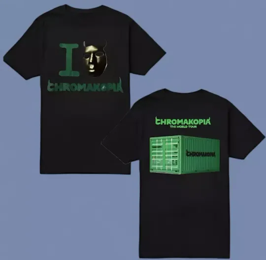 Tyler The Creator Okonma Chromakopia Paris Tour 2025 Graphic T-Shirt