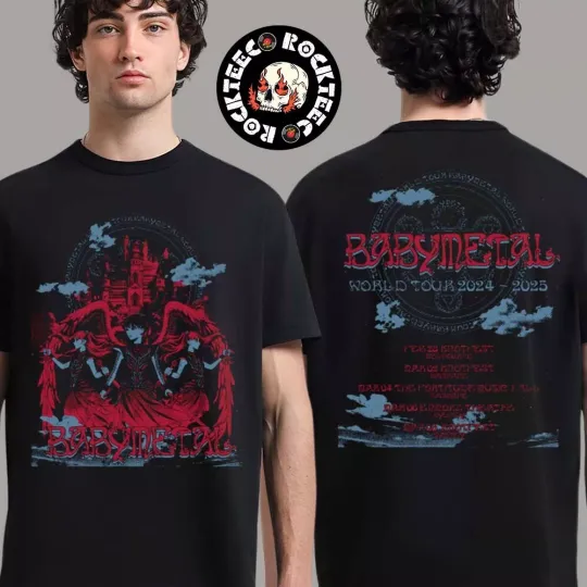 Babymetal World Tour 2024 2025 Australia Kingslayer Tee T-Shirt