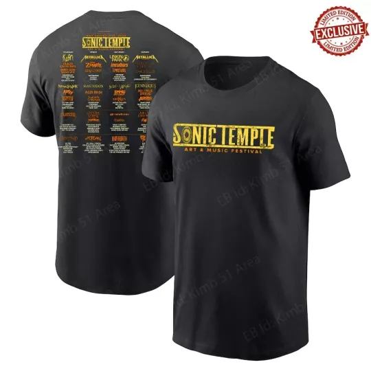 2025 EXCLUSIVE COLLECTION SONIC TEMPLE T-Shirt Gift For Fan Full Size S-4XL