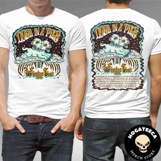 Dog In A Pile Winter Tour 2025 Performances Scheduled T-Shirt