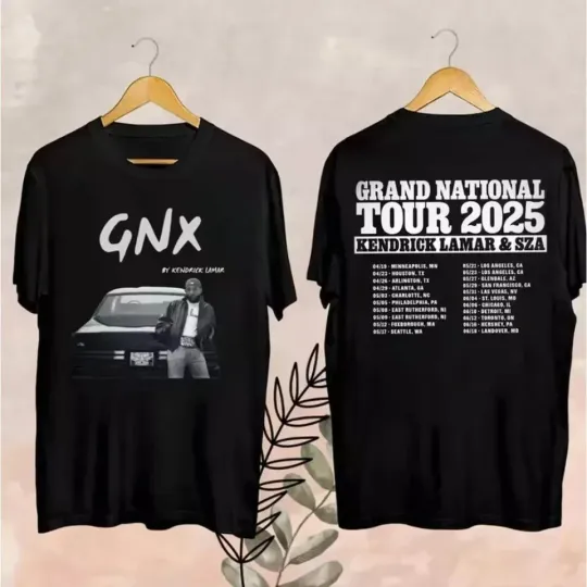 Grand National Tour 2025 Shirt, Kendrick Lamar Tour 2025 Fan Shirt