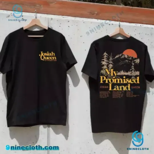 Josiah Queen 2025 Tour Shirt, My Promised Land Tee, Christian Music Fan Gift
