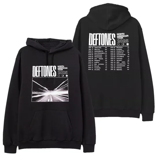 Deftone Rock Album 2025 Tour Concert Shirt Hoodie