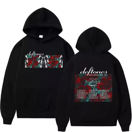 Deftone North American Tour 2025 Hoodie For Fans S-5XL Double-Sided