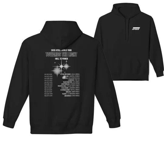 Ateez Towards the World Shirt, Ateez Europe Tour 2025 Hoodie, Kpop Fan Gift