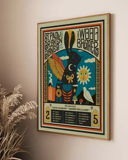 St Paul & The Broken Bones Summer Tour 2025 Poster