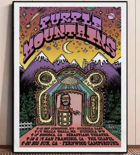 Purple Mountains Summer Tour 2025 Poster