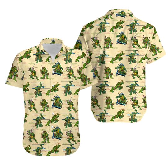 The Teenage Mutant Ninja Turtles Tmnt Hawaiian Shirt, Beach Aloha Shirt
