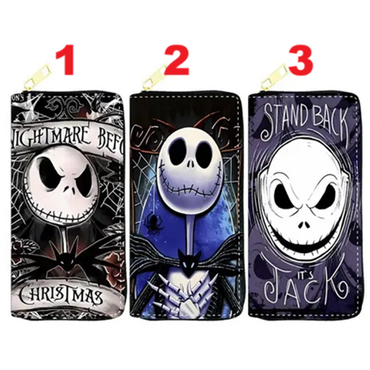The Nightmare Before Christmas Wallet Jack Skellington Leather Wallet