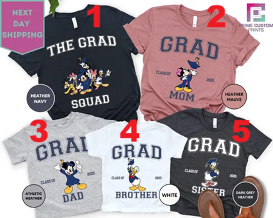 Disney Grad 2025 Shirt, Graduation Castle Family Trip Shirt, Magic Kingdom Graduate Trip Shirt, Class of 2025 Shirt