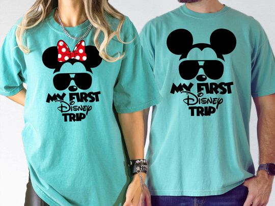 Comfort Colors My First Disney Trip 2025 Shirt, Disneyworld Trip 2024 Tee, First Disneyworld Trip TShirt, Disneyland Gift