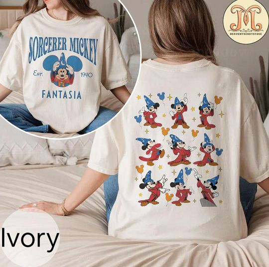 Disney Fantasia Sorcerer Mickey Mouse Shirt, Disney Magic Wizard Stay Magical Tee, Fantasia Show Disneyland Park 2025 Family Vacation Trip
