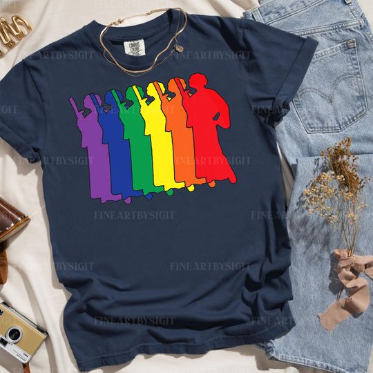 Princess Leia Rainbow Shirt, Star Wars LGBT Comfort Colors Shirt, Star Wars Pride, Disney Family Shirts, Magic Kingdom Shirt
