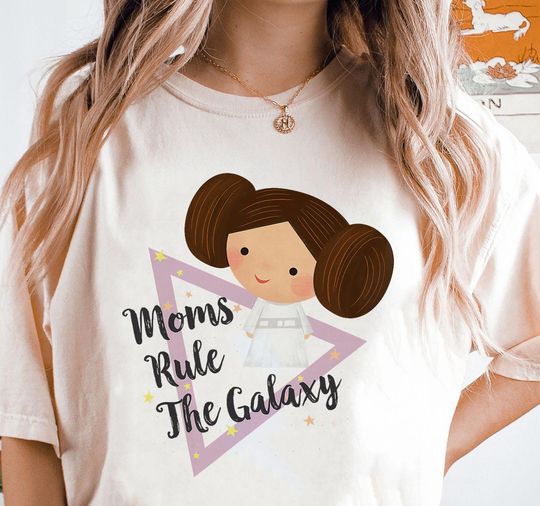 Star Wars Kawaii Princess Leia Moms Rule The Galaxy, Mothers Day Merch, Cute Gift For Women, Best Mom T-shirt, In My Mom Era