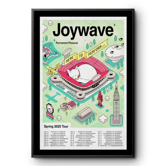Joywave Spring Tour 2025 Poster