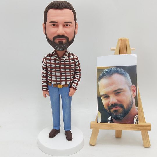 Custom bobbleheads for holiday Christmas creative gifts, personalized statue gifts for him