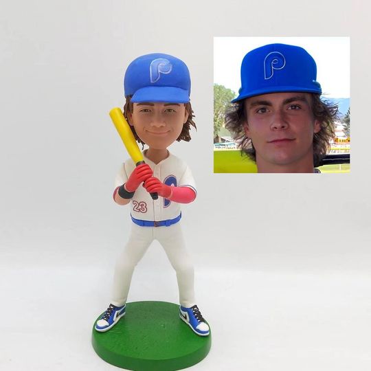 Custom Baseball Bobbleheads, Bobblehead Baseball Players, Best Gift For Young Baseball Player, Personalized Gift For Baseball Player