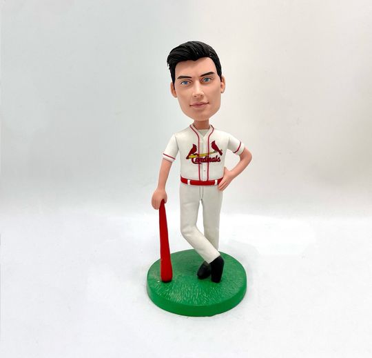 Custom Baseball Bobblehead - Personalized Athlete Gift, Unique Baseball Souvenir for Dad or Boss