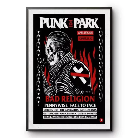 Punk In The Park Show Apr 12 2025 Chandler, AZ Tour Poster