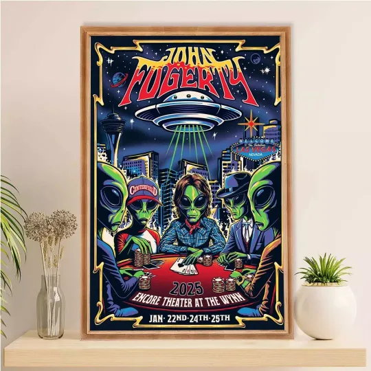 John Fogerty Tour In Las Vegas the Encore Theater Jan 24, 25 2025 Poster