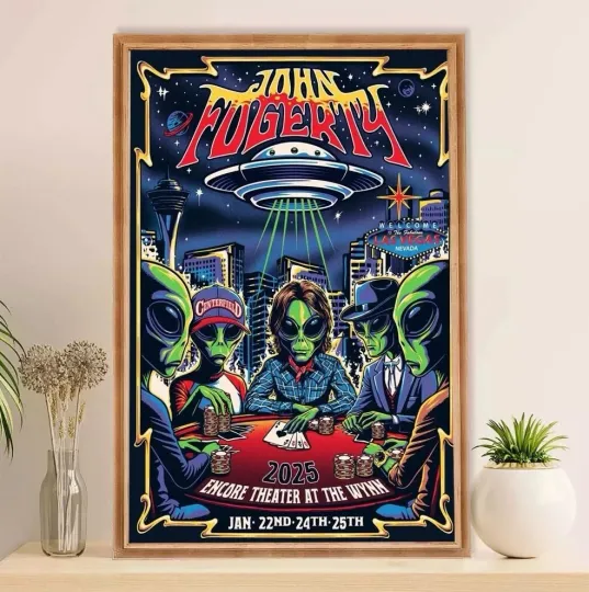 John Fogerty Tour In Las Vegas the Encore Theater Jan 24, 25 2025 Poster