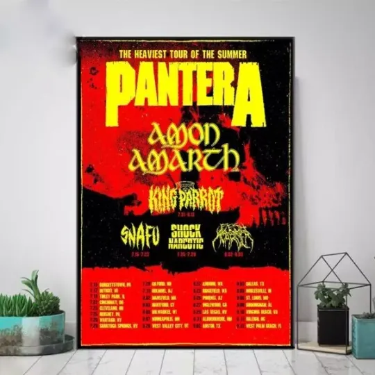 Mayhem Skull The Heaviest Tour Of Summer 2025 On July 15 In Burgettstown PA Poster