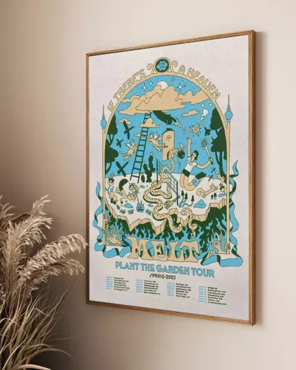 Melt Band Spring Tour 2025 Poster