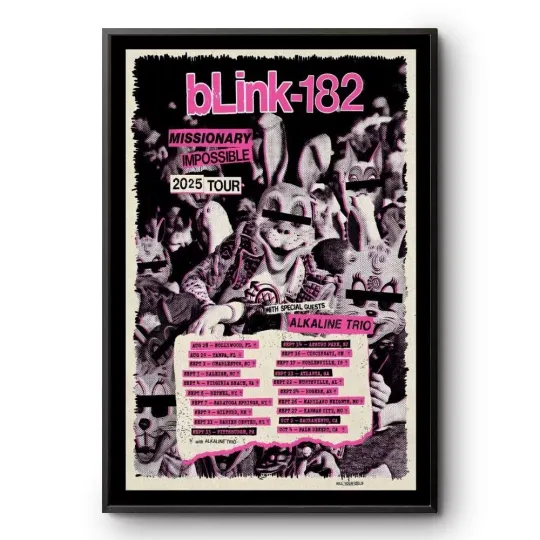 B182 Missionary Impossible Tour 2025 Poster
