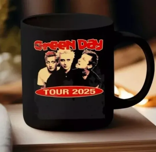 Green Day Tour 2025 mug