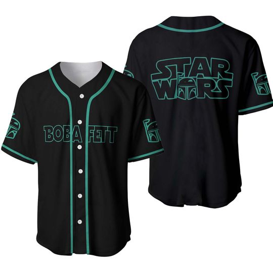 Star Wars Boba Fett  3D BASEBALL JERSEY SHIRT