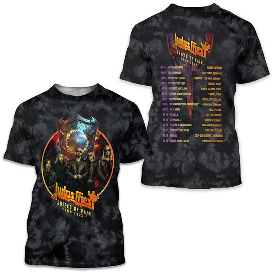 New Tour 2025!!! Judas Priest 3D Shirt