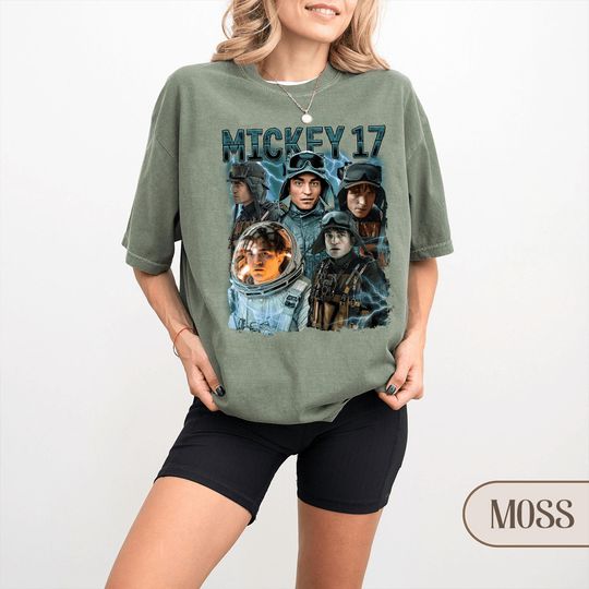 Retro 90s Mickey 17 Movie Comfort Color Shirt, Robert Pattinson 2025 Film Tshirt