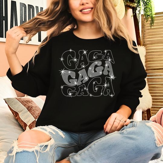 Gaga Rhinestone T-Shirt, So Much Cooler Trendy Tee For Mama, Funny Woman Tee-Shirt, New Grandma Mothers Day & Birthday Shirt Gift
