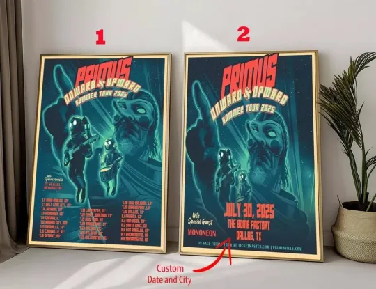 Primus Summer Tour 2025 Poster