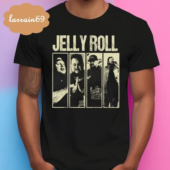 Jelly Roll Music Tour 2025 T-shirt Print Front S11520