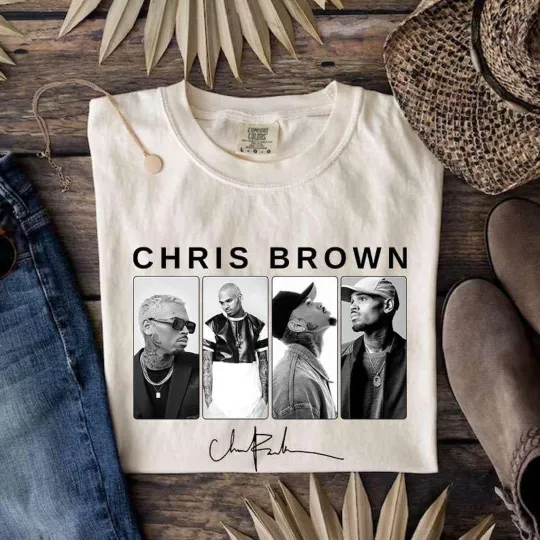 Chris Brown 2025 Tour Breezy Bowl XX Concert Tee Music Festival T-Shirt
