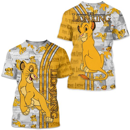 2024 Summer New Simba - The Lion King 3D T-shirt