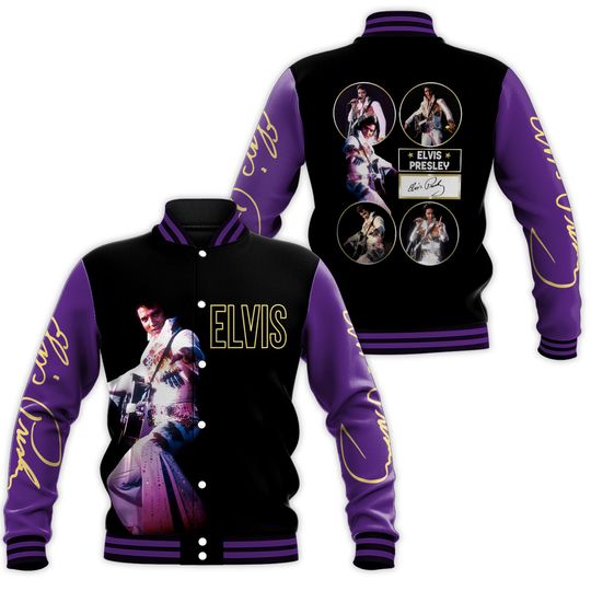 Elvis Presley Varsity Jacket – Baseball Jacket